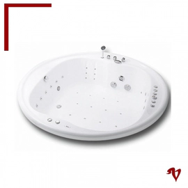Bañera Versailles Fontana solo casco Diam 171cm bco