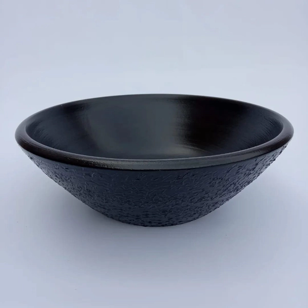 Bacha Eliptica Fango Negro Huella 35x11CM EB35NH