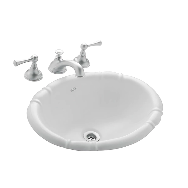 Bacha de lavatorio Ferrum armonica osiris blanca ARM-BH-140-BL