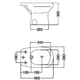 Sanitarios Bidet Ferrum Adriatica 3 Agujeros Blanco