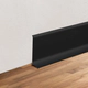 Zocalo Atrim 2.5 mts aluminio slim negro mate 2066