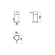 ANDEZ MONOC BIDET C/TR WINE/MATC/GIRAF CR 705.16.1