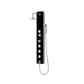 Panel de ducha Piazza negro PD001