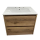 Vanitory Aereo Campi Zamba Roble verona 60 cm c/mesada 3 aguj ZA60CL3