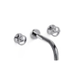 GRIFERIA LAVATORIO RING HIDROMET PARED CROMO11590CRCR