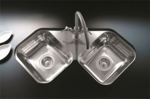 Bacha de cocina Doble esquinera Johnson X28