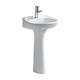 Columna de lavatorio Ferrum andina blanco AND-CL-001-BL