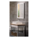 Espejo Campi Oak 80 blanco EOA80