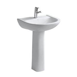 Bacha de lavatorio Ferrum bari 1AG blanco BAR-LV-100-BL