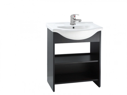 Vanitory Wengue Mesada 65x84x45+Griferia Lugo monocomando