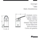 Griferia Piazza Domani Bidet c/tranf 10604 Cromo