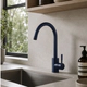 UGLE203W10Griferia de cocina monocomando Ultragrif Bono blue navy UGLE203B10