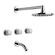 Griferia Baño Completa Fv Allegro 15 Ducha Lavatorio Bidet