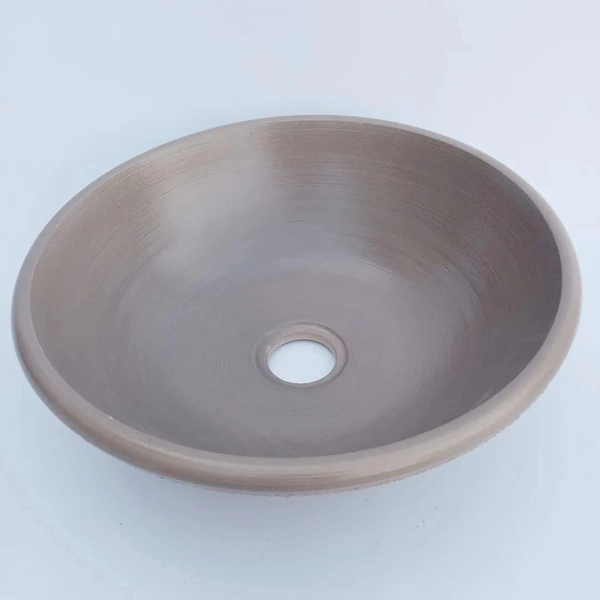 Bacha Eliptica Fango Cemento mate35x11CM EB35CH