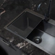 Bacha de cocina Mi pileta 65x35x22cm c/doficador etna black 718E