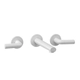 Griferia lavatorio pared Peirano Live white 62-199B