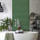 Mosaico Bamboo Verde 15x30 Piu