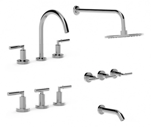 Combo Griferia Baño Vasser Cyrano Lever