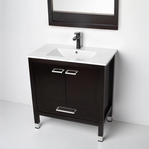 Mueble Campi Zebrano 80 1 ag con mesada ZH80C/LM