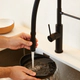 Grifería de cocina Peirano hoop monocomando black 20-202N