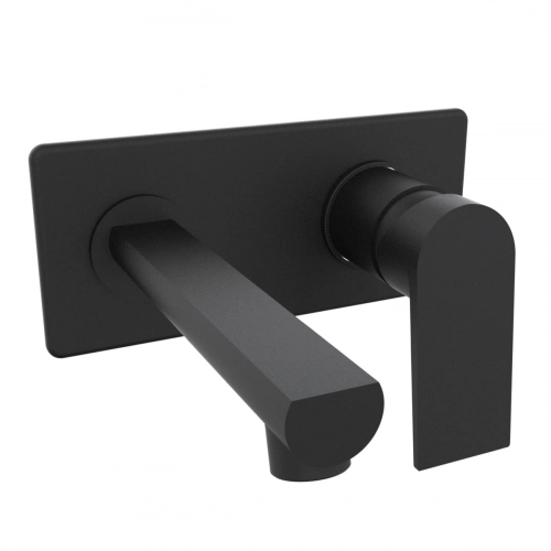 Griferia de lavatorio Hidromet Raptor pared black 9480