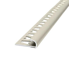 Guardacanto aluminio bullnose Atrim marfil stone10mm x 2,50m