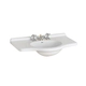 Bacha de lavatorio Ferrum 85cm limoges 1AG LIM-MS-001-BL