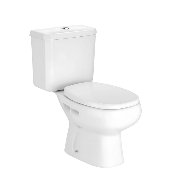 Inodoro largo Roca monaco de apoyo 3/6L blanco