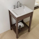 Mueble vanitory Ferrum symi marron sin mesada ARM-MB-003-MO