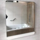 Espejo Campi 80 curve circ shape blanco ESH80