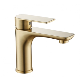 Grifería de lavatorio Ultragrif monocomando flynn gold UGM1013G01