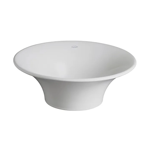 Bacha de lavatorio Ferrum armonica andros chica con tapon LFBCF B