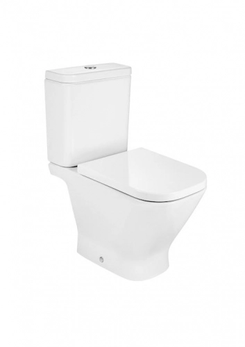 Inodoro Largo Roca The Gap 3/6L Apoyo Bco