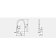 Griferia Cocina Hidromet Monocomando Discovery Cromo 905
