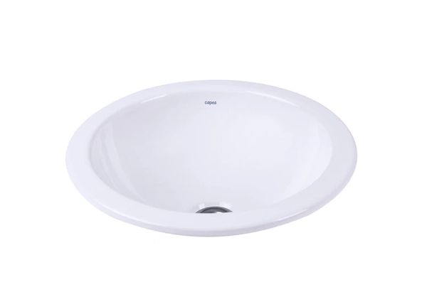 Bacha baño Roca Cuba redonda de embutir bca