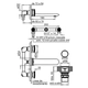 Grifería de lavatorio FV N44 de pared negro 0203/44N-FB