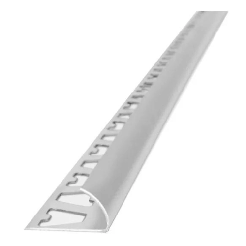 Atrim guardacanto arco alumino 10mm x 2.5mts cromo mate 1383