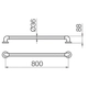 Barral rectro Ferrum 80cm traful ESP-BR-016-BL