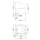 Inodoro Ferrum vertedero sanitario blanco SVA-IN-014-BL