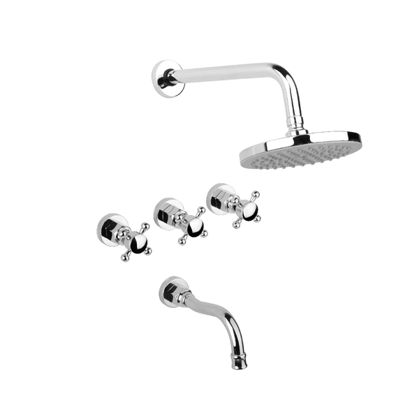 Griferia Estalgrif ducha c/transf haaz vintage cromo 350/030-00