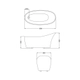 Bañera Ferrum KHIOS Clásica Blanco KHI-IS-007-BL