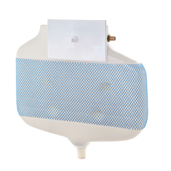 Depósito Ideal tradicional chato de embutir con pulsador de plastico