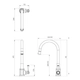 Griferia de cocina antique bronce viejo 0400.40.1.05.05 Andez