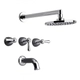 Griferia Baño Fv Margot 62 lever Lavatorio Bidet Ducha Mov.