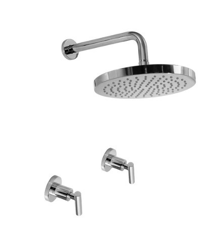 Griferia baño Hidromet Ducha Sun Lever Cromo