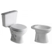 Juego Baño Ferrum Andina Inodoro Largo Bidet Deposito dual
