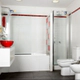 Ceramica Pared Alberdi 37.5x75 Bianca brillante