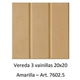 Piso de cemento Lanik 20x20 C/3 vainillas Amarilla 7602.5