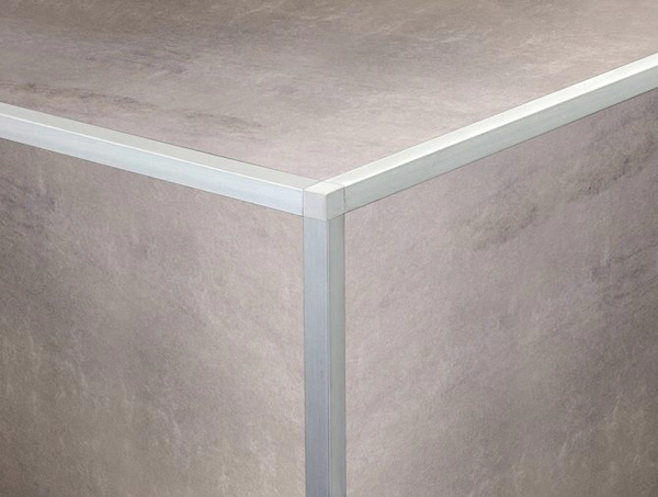 Esquinero Atrim de aluminio p/varilla 10mm Tiza 8568TXT