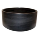 Bacha Fango Cilindrica nueva lisa Negra CN35NL